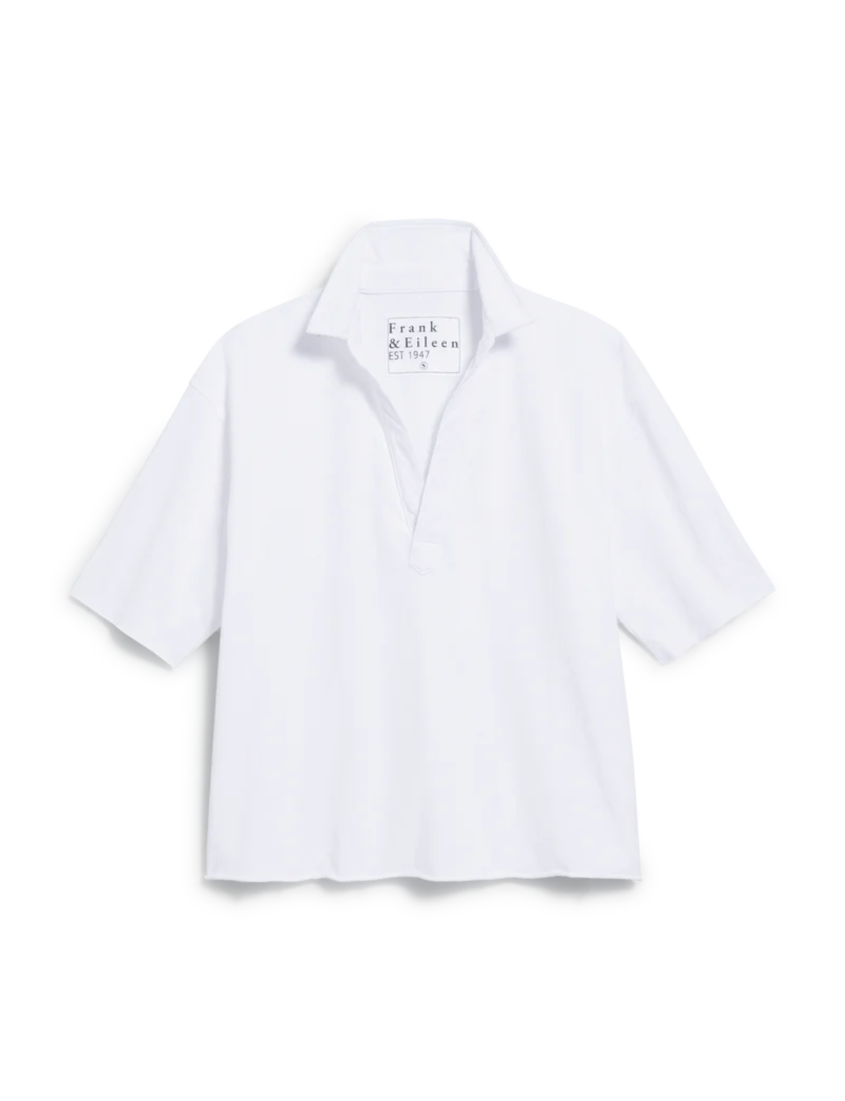 Frank & Eileen Patty Popover Henley - White - Image 1 of 5