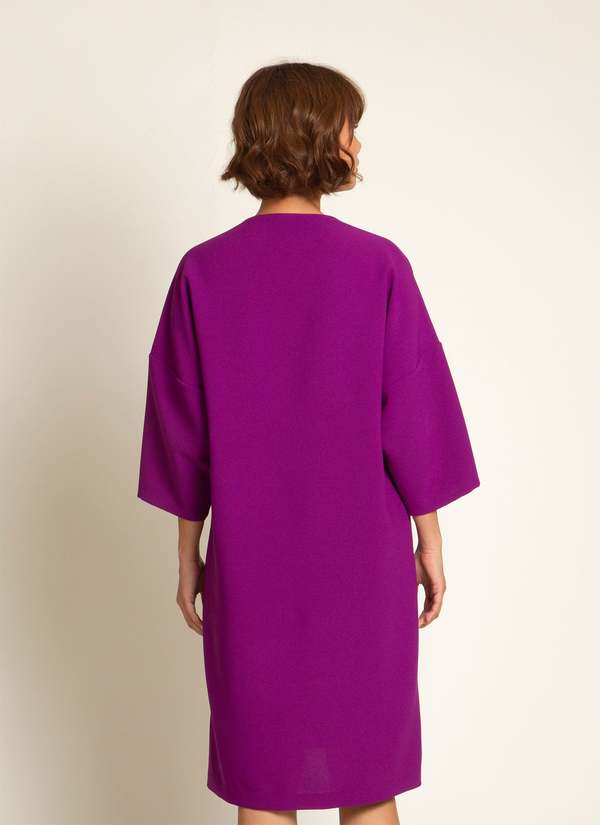 strapless open back dress Lavender Color Dress Hand Embroidered Ensemble – VELOUR