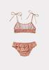 Caramel Egeria Girl's Cotton Bikini - Mauve Geo Print - Thumbnail 5