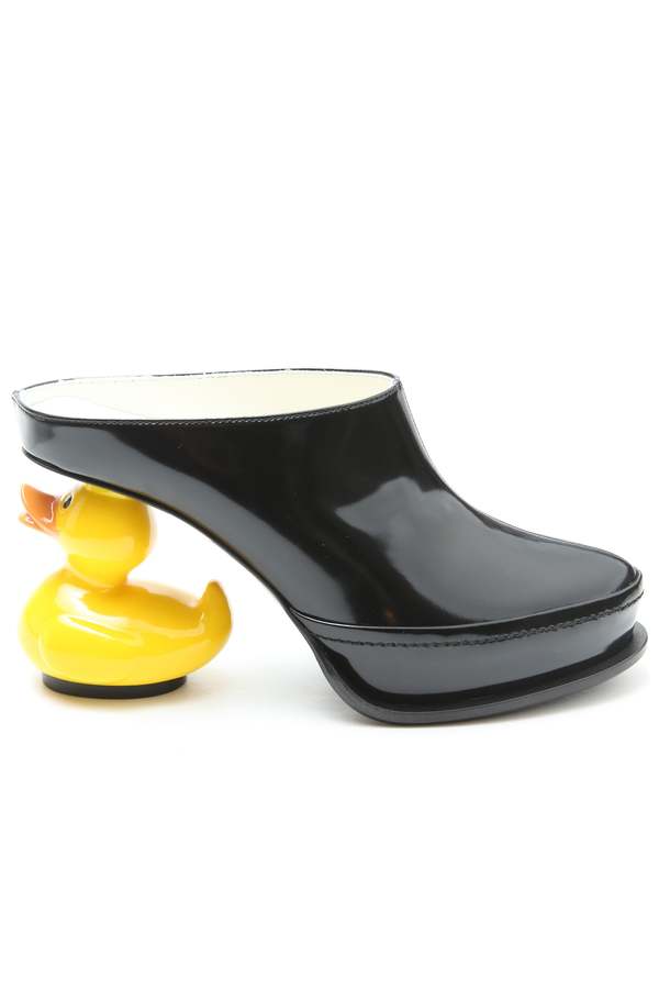 Maison Mihara Yasuhiro Duck Heel Boots Sandal - Black | Garmentory