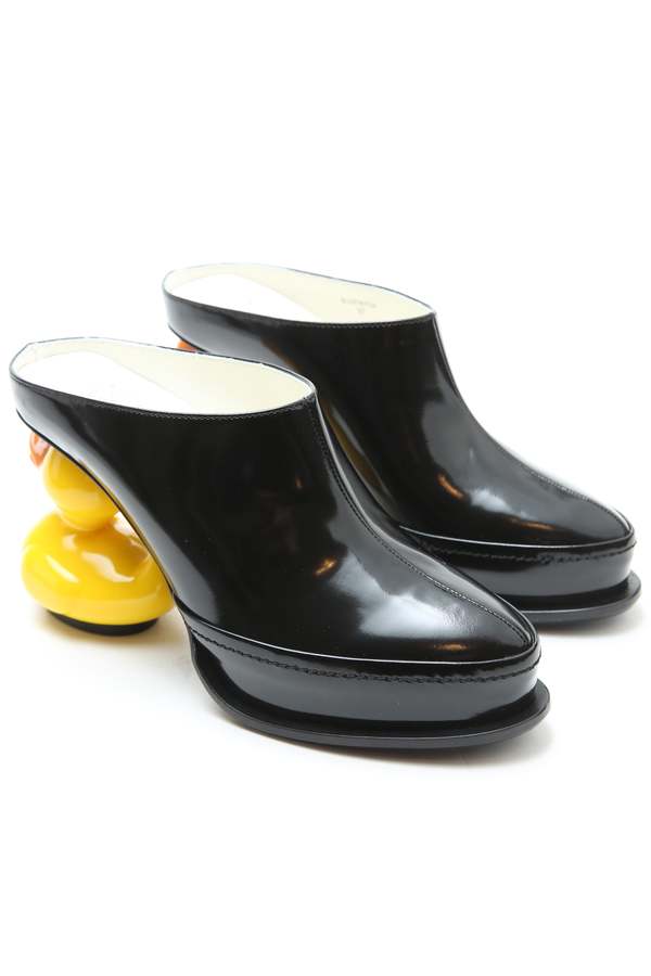 Maison Mihara Yasuhiro Duck Heel Boots Sandal - Black | Garmentory