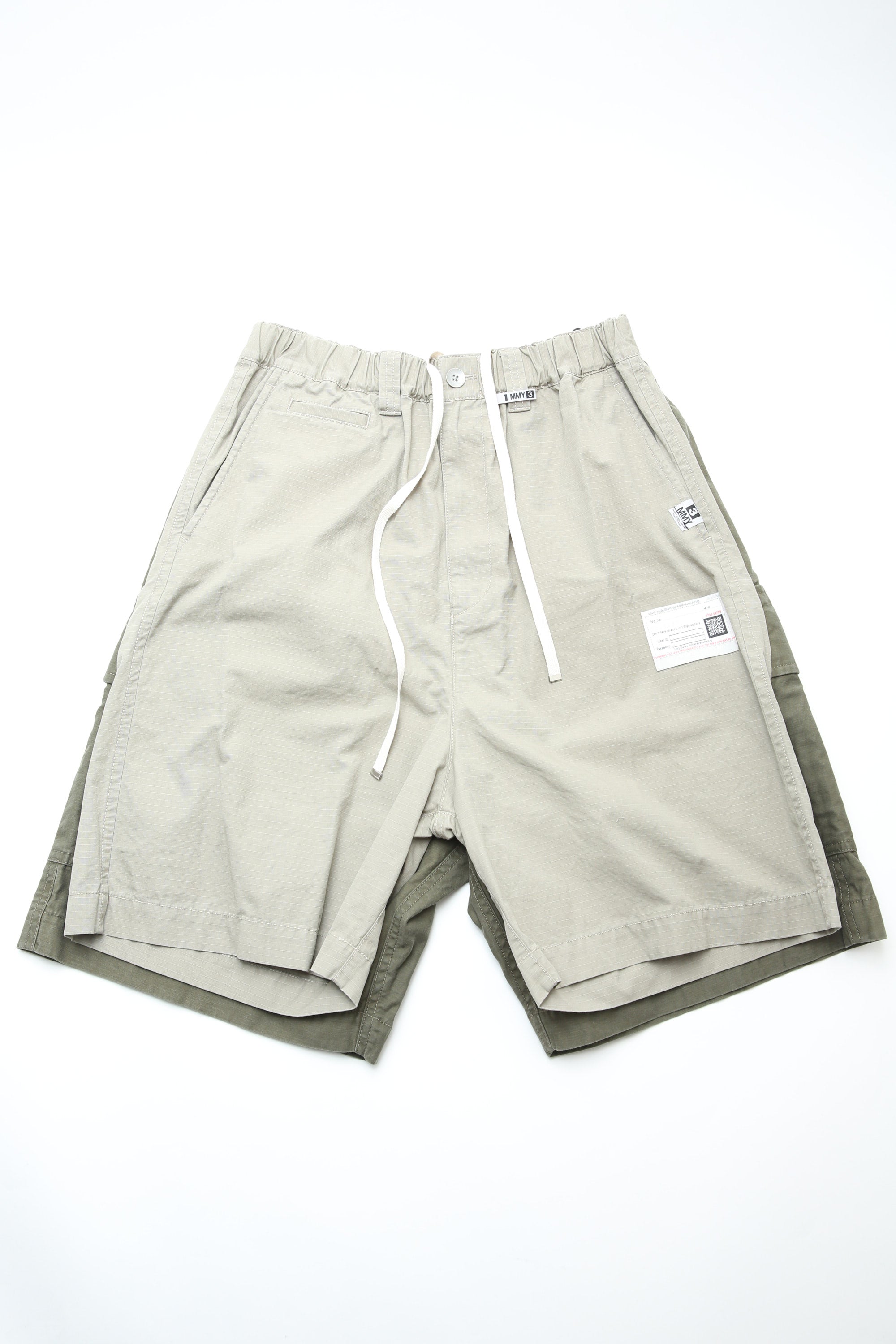 Maison Mihara Yasuhiro Four Legs Shorts - Khaki | Garmentory