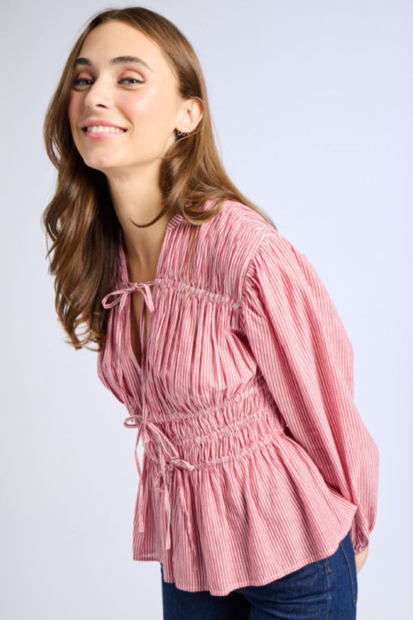 Mille Ella Top - Tango Stripe