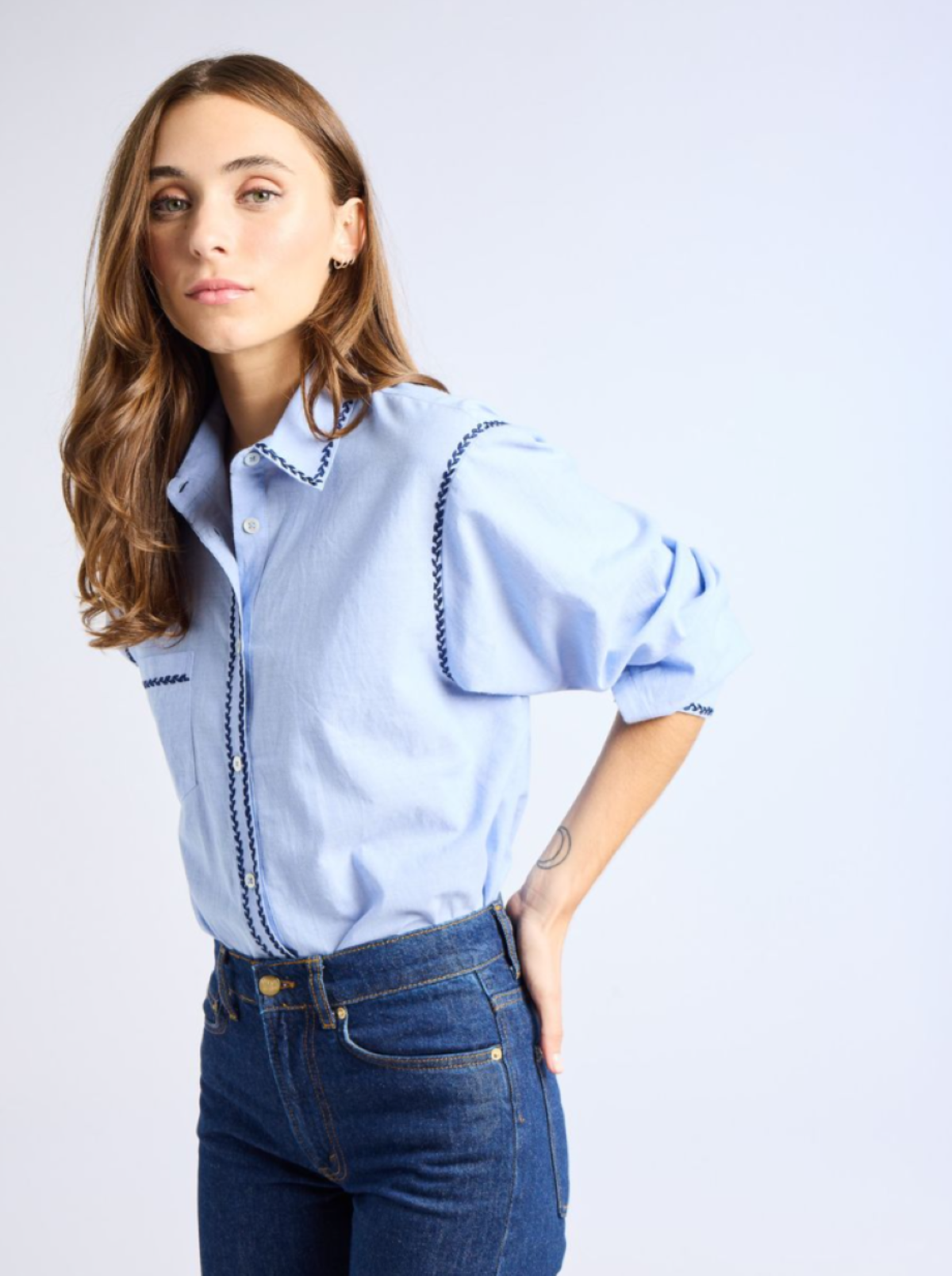 Mille Julien Top - Ciel - Image 1 of 6