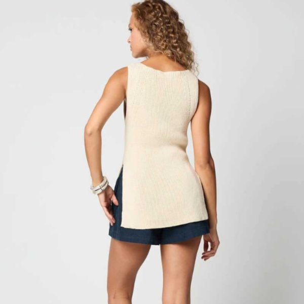 Atelier Delphine Boat Neck Top - Butter Atelier Delphine Boat Neck Top - Butter