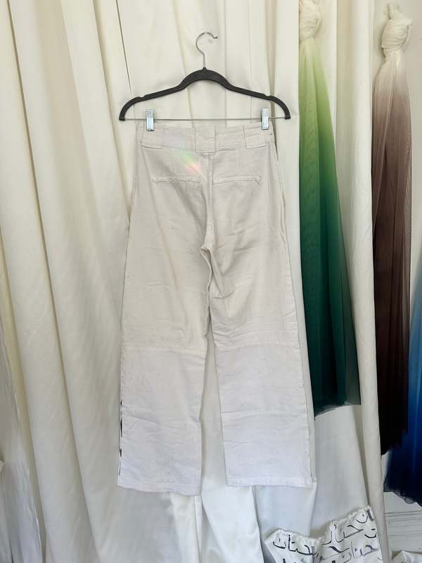 Hanan Sharifa Up-cycled Cargo Denim Pants