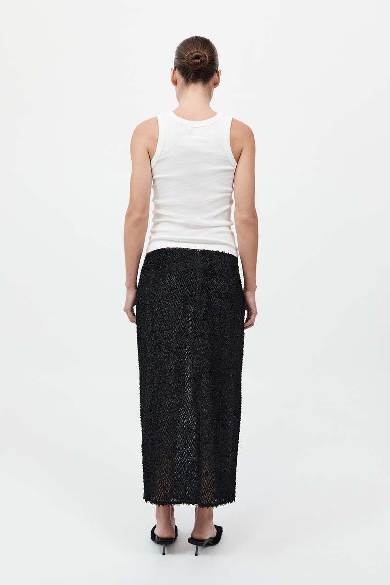 St. Agni Organic Cotton Bateau Tank - White