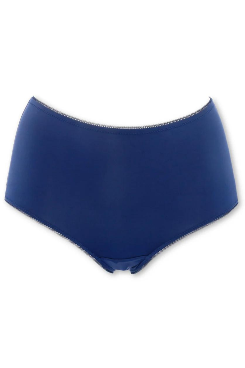 Huit Forever Skin High Waisted Brief - Blush/Navy