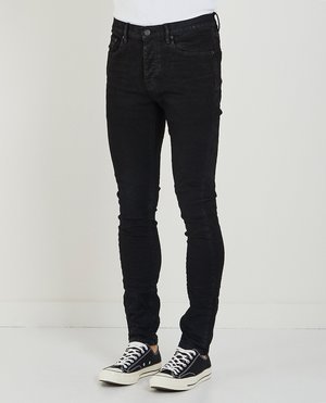 purple and black jeans