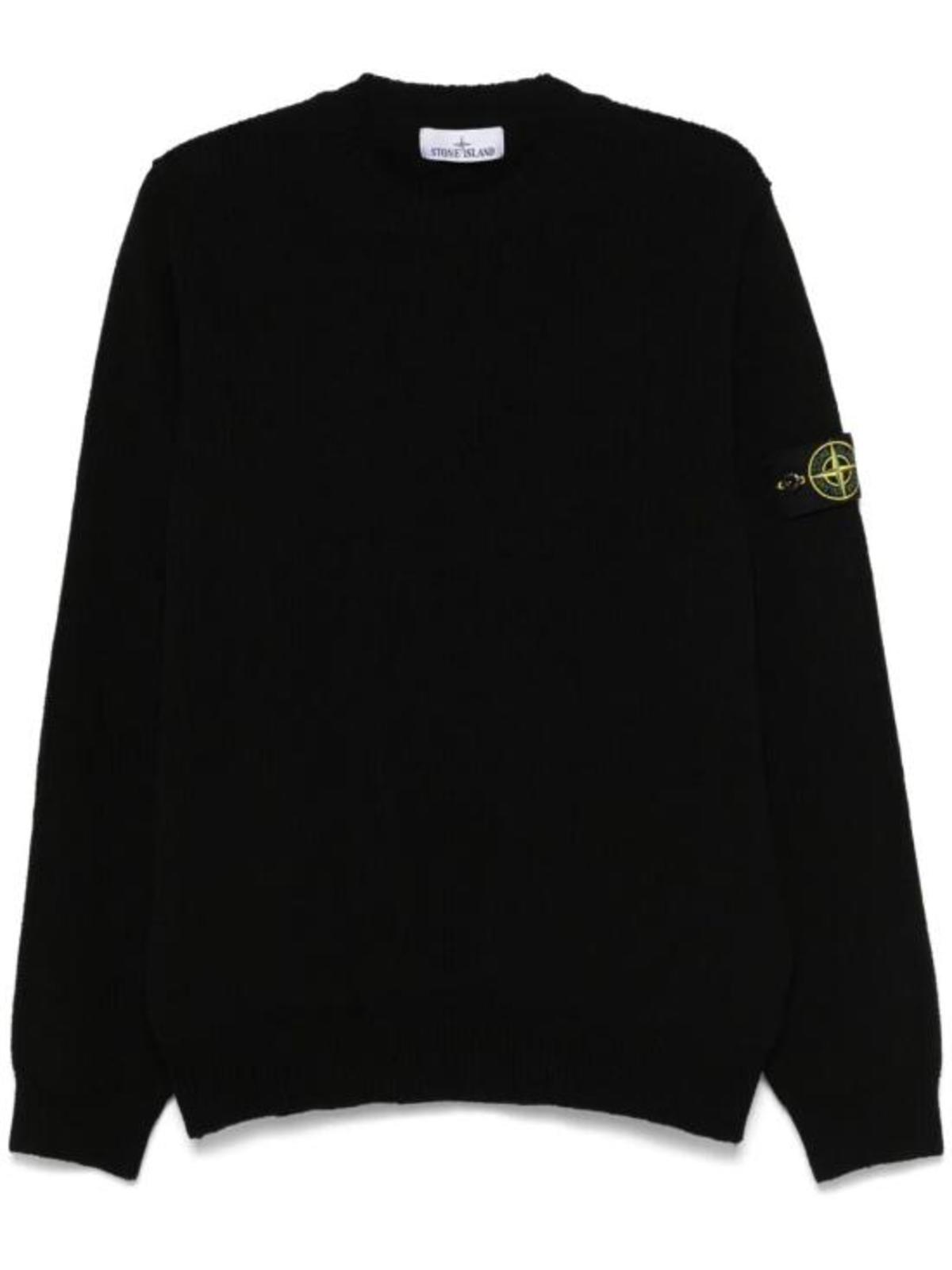 Stone Island Sweater - Black - Image 1 of 5
