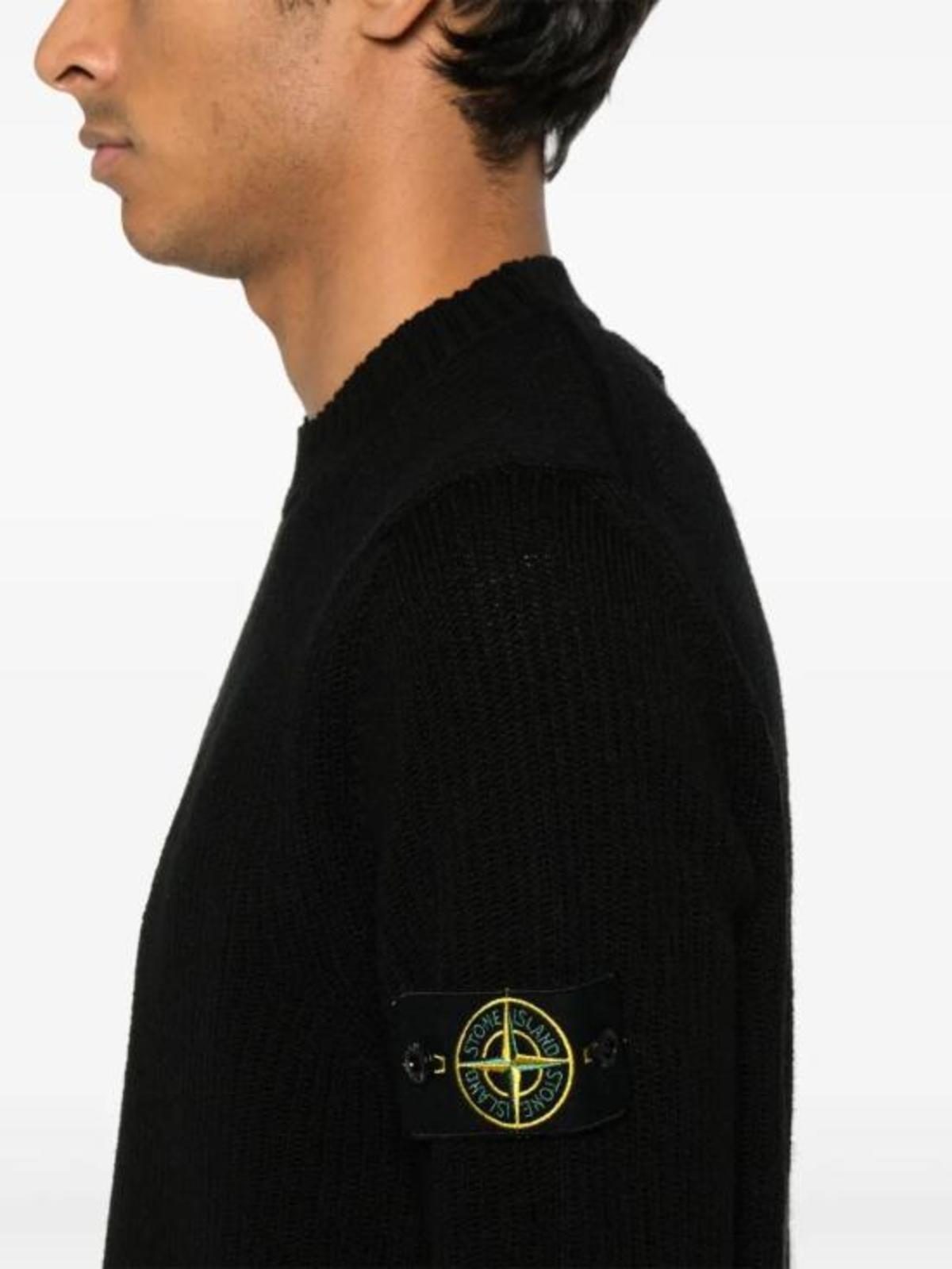 Stone Island Sweater - Black - Image 5 of 5
