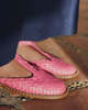 Naguisa Fragaria Woven T-Strap - Pink - Thumbnail 1