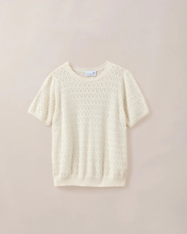 Cartolina Alessia Top - Ivory