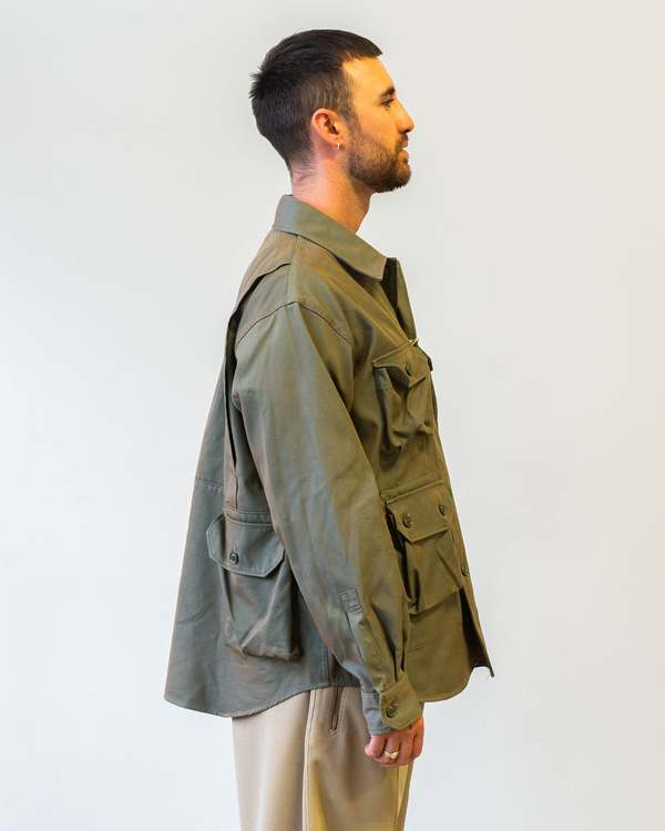 Engineered Garments Explorer Shirt Jacket - Olive | Garmentory