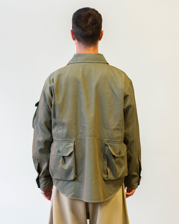 Engineered Garments Explorer Shirt Jacket - Olive | Garmentory