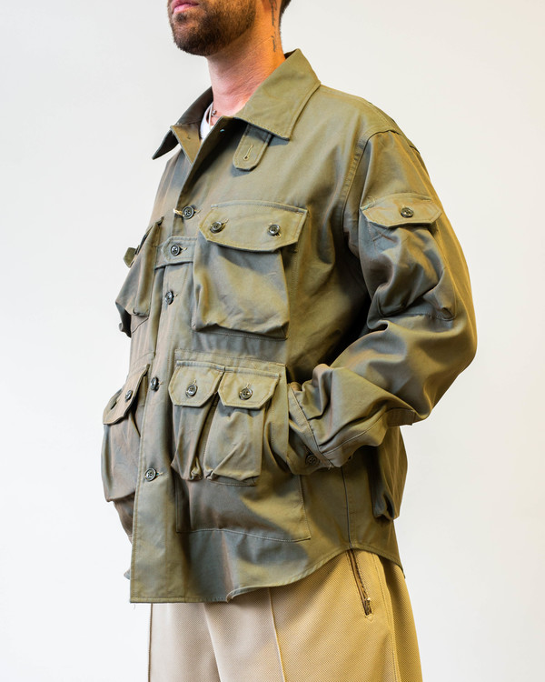 Engineered Garments Explorer Shirt Jacket - Olive | Garmentory
