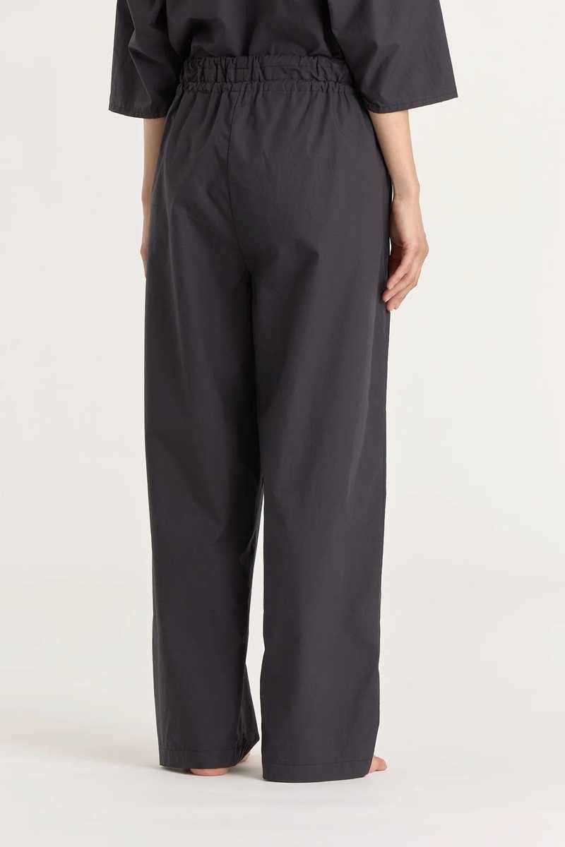 Black Crane Double String Pants - Black Black Crane Double String Pants - Black