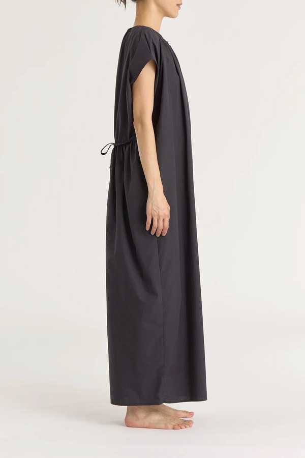 Black Crane Shirred Jumpsuit - Black | Garmentory
