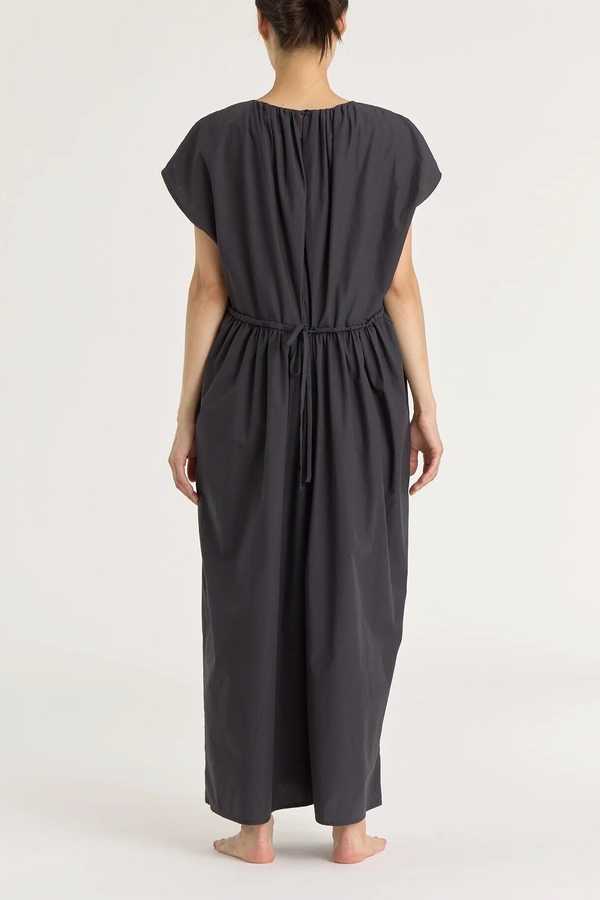 Black Crane Shirred Jumpsuit - Black | Garmentory