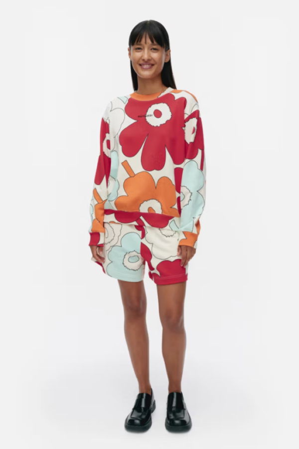 Marimekko Leiot Piirto Unikko Kioski Sweatshirt - Multi