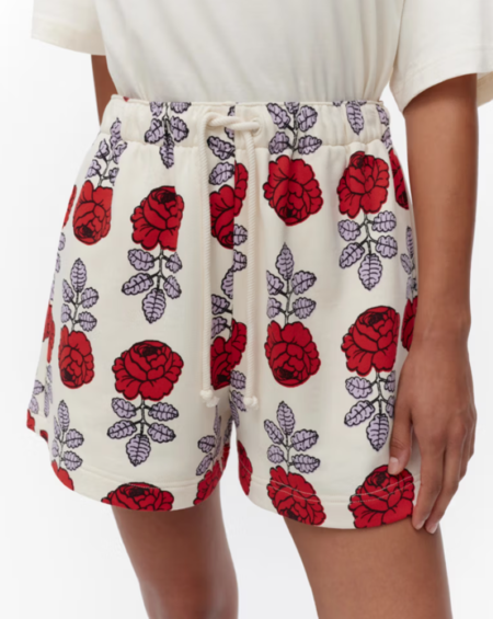 marimekko◆Miksaus Piirto Unikko コットン ショートパンツ Marimekko Miksaus Piirto Unikko Shorts - Multi | Garmentory