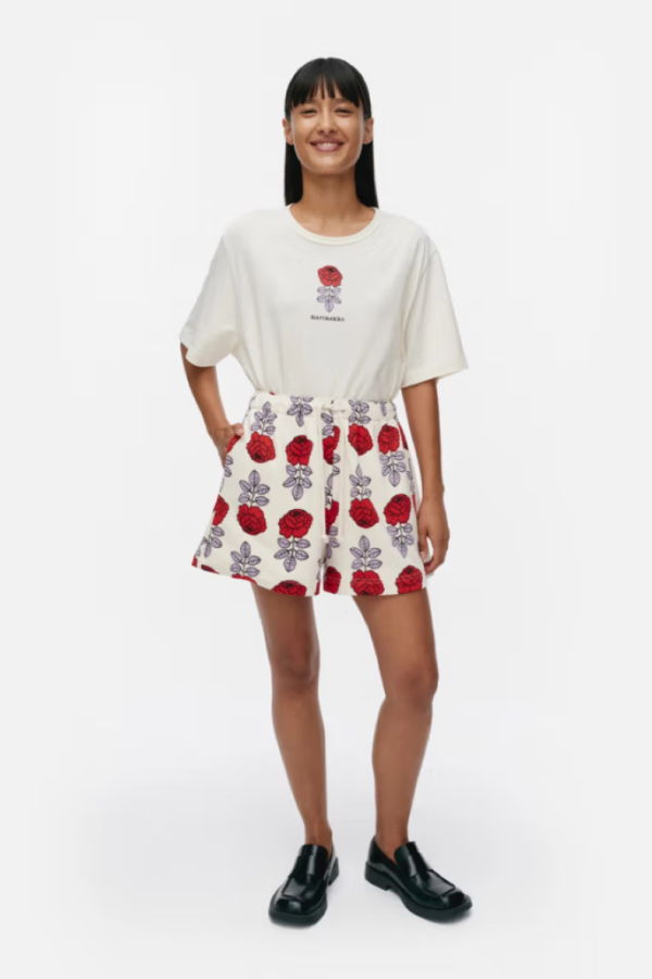 Marimekko Miksaus Piirto Unikko Shorts - Multi