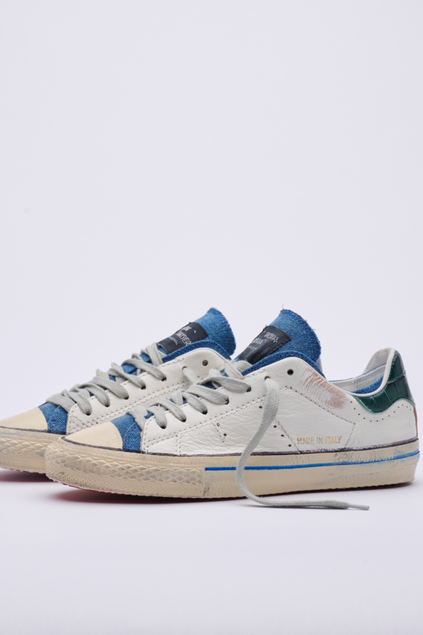 HIDN ANDER Starless Low - White/Denim
