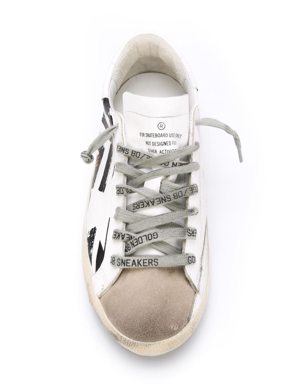 GOLDEN GOOSE DELUXE BRAND SUPERSTAR SNEAKER - WHITE FLAG | Garmentory