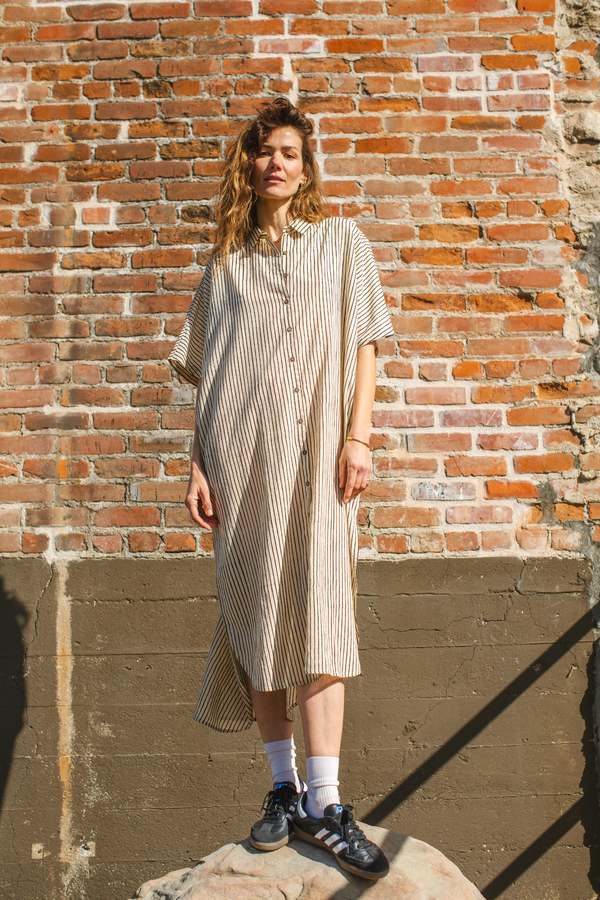 World of Crow Zebra Crossing Shirt - Black & White