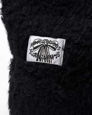 Acne Studios Fluffy Square Beanie - Black | Garmentory