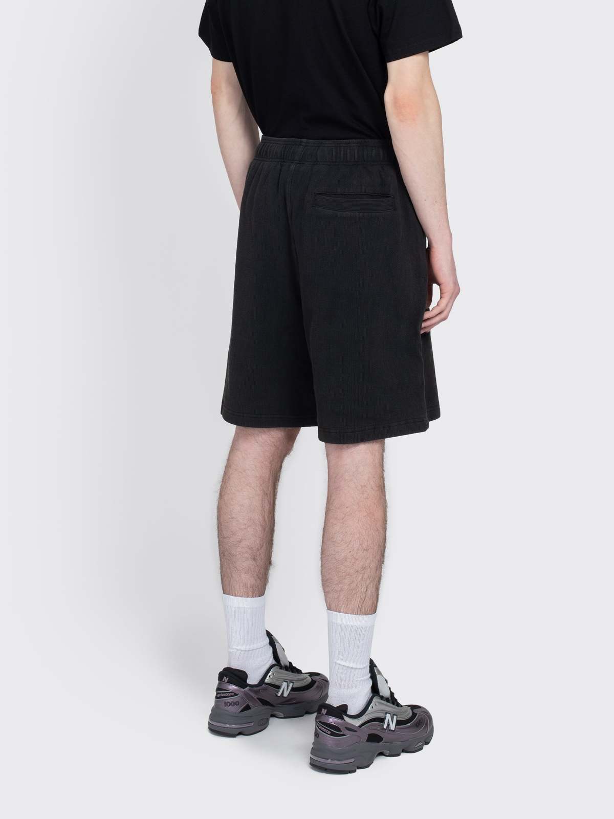Stussy Double Layer Jersey Short - Black | Garmentory