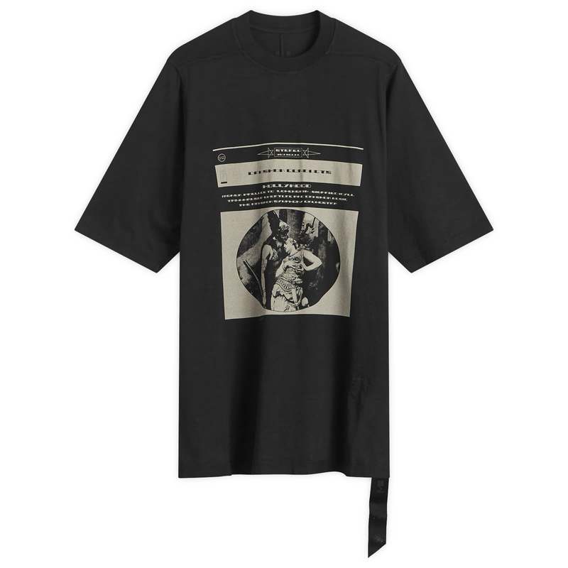DRKSHDW by Rick Owens Jumbo Short Sleeve T-shirt - Black/Pearl
