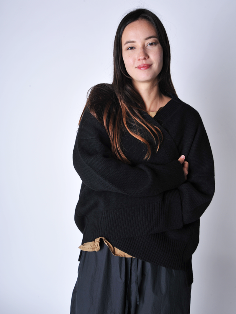 Oyuna Aire Chunky Knit Cardigan - Black Oyuna Aire Chunky Knit Cardigan - Black