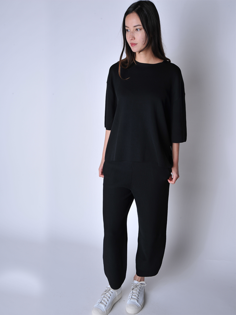 Oyuna Kat Knit Pants - Black Oyuna Kat Knit Pants - Black