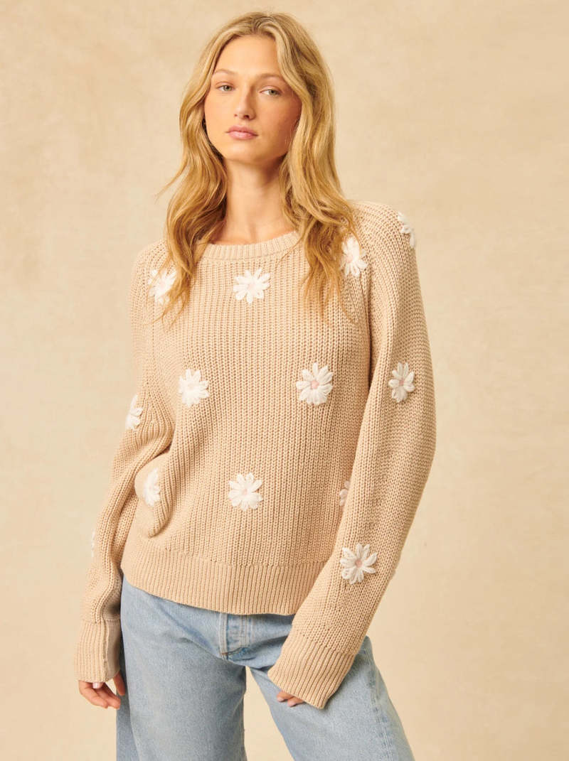 John & Jenn Hendrix Sweater - Sandstone
