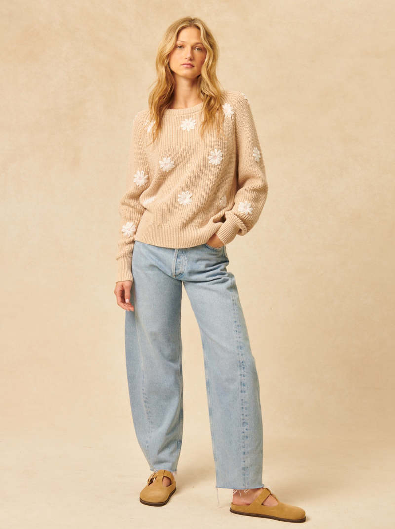 John & Jenn Hendrix Sweater - Sandstone