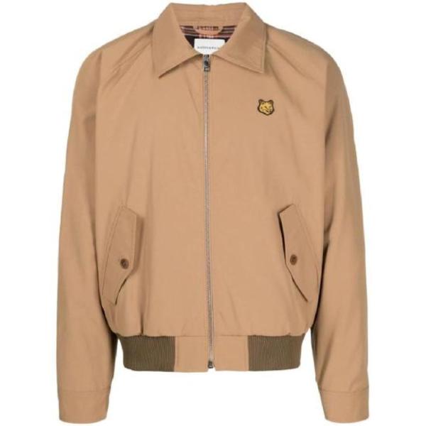 Maison Kitsun Bomber Jacket - Beige