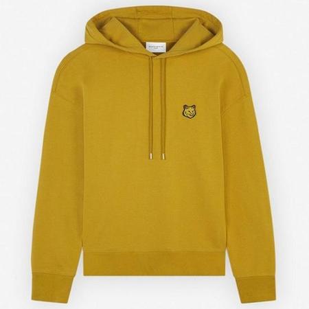 Maison Kitsuné Wrap Coat - Green/Black | Garmentory