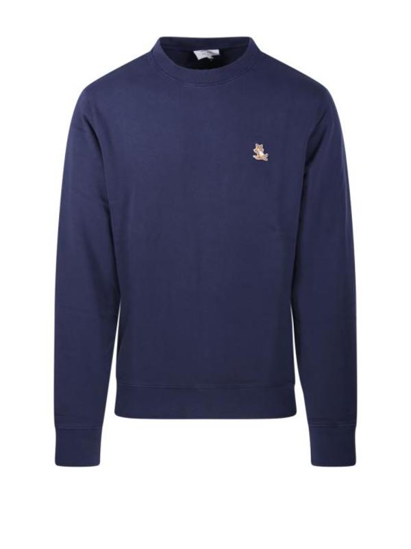 Maison Kitsun Tunic Top - Eclipse Blue