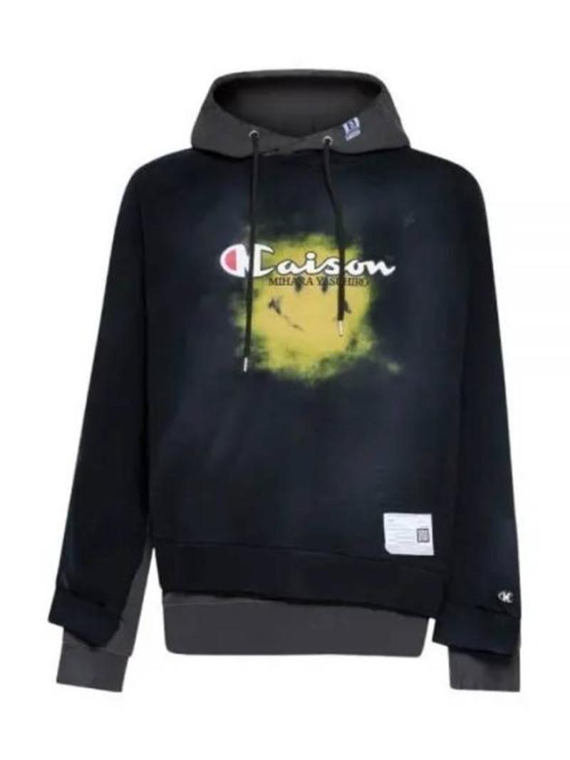 MIHARA YASUHIRO｜HOOD/ZIP-UP (A10HD561 BLACK) Maison MIHARA YASUHIRO zip-up Hoodie | Black | FARFETCH