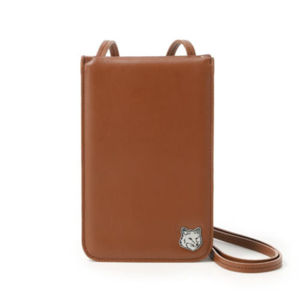 Maison Kitsun Messenger Bag - Dark Brown