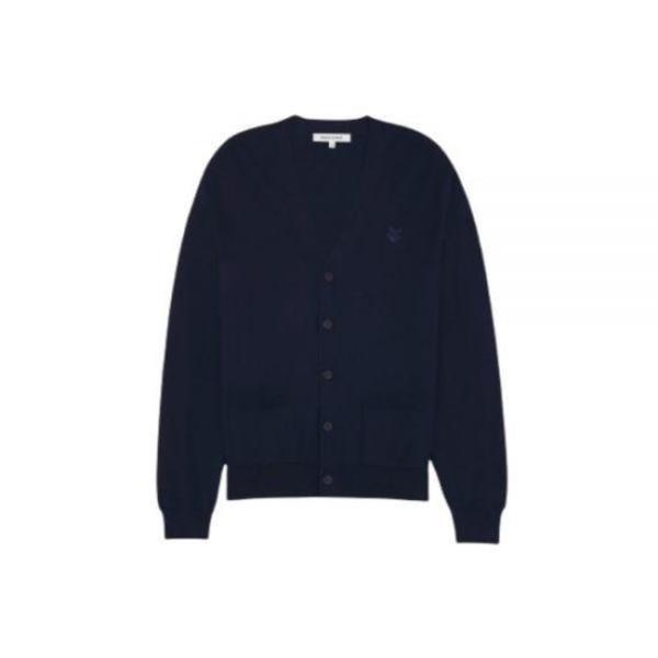 Maison Kitsun Cardigan - Ink Blue