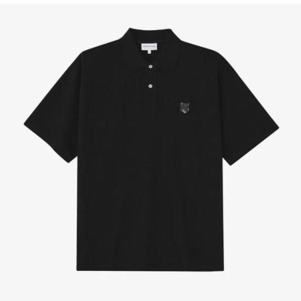 Maison Kitsun Polo Shirt - Black