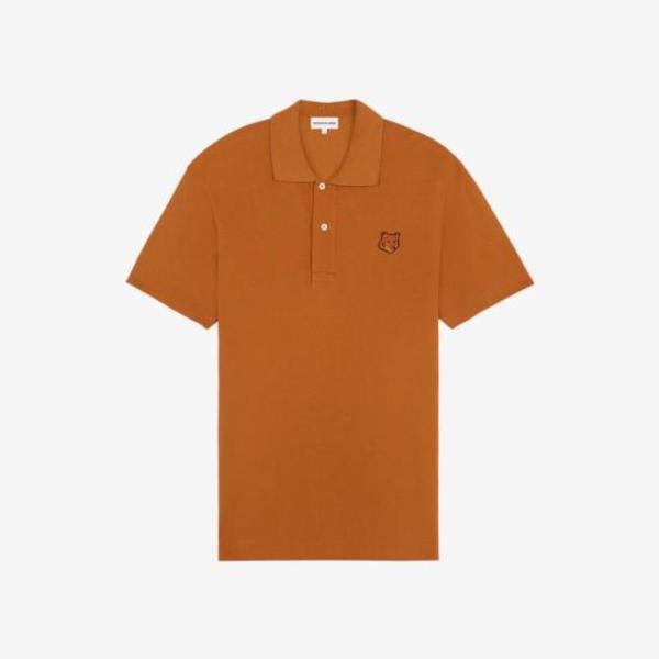 Maison Kitsun Polo Shirt - Tobacco