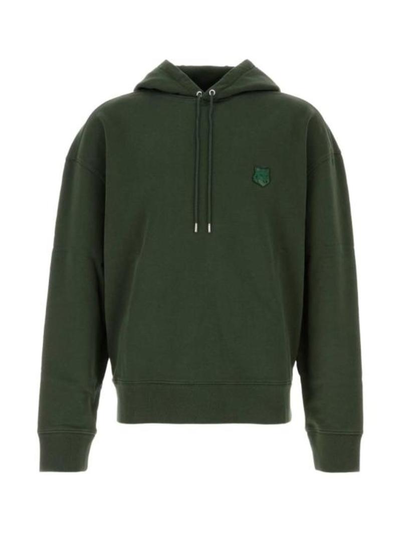 Tシャツ・カットソー MAISON KITSUNE Men Hoodies LM00303KM0001P384 Green Maison Kitsuné Hoodie - Ranger Green | Garmentory