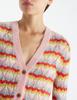 Maison Kitsuné Cardigan - Pasture Rose Wild Strawberry - Thumbnail 1