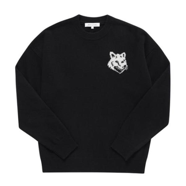 Maison Kitsun Sweater - Black