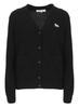 Maison Kitsuné Cardigan - Black - Thumbnail 1