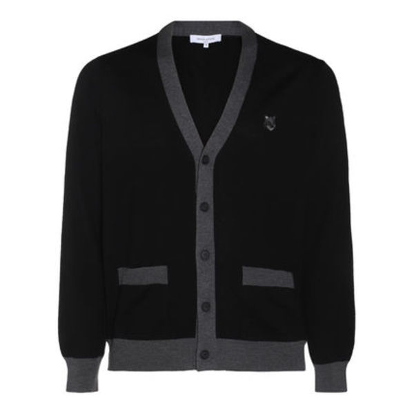 Maison Kitsun Cardigan - Black