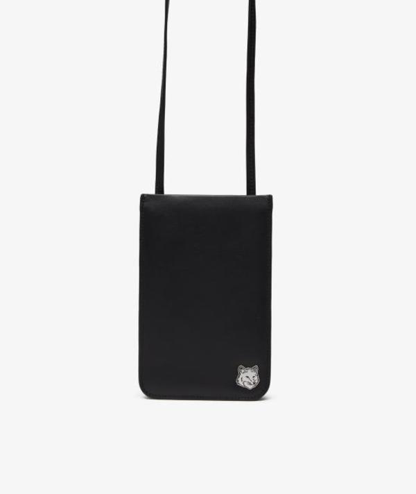 Maison Kitsun Messenger Bag - Black